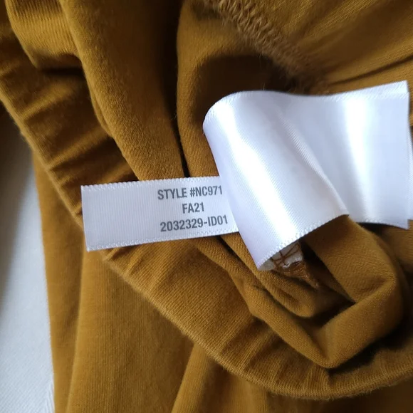 Madewell Knit Bedtime Gold Mustard Pajama Pants - Picture 9 of 10